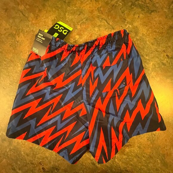 Boys DSG Woven Train‎ Shorts Athletic Fit Elastic Waist Navy Bolt Size XS - Picture 2 of 8